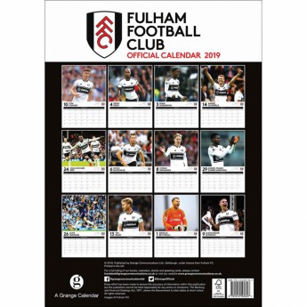 Fulham kalendar 2019 official A3