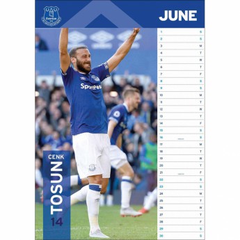 FC Everton kalendar 2019 official A3
