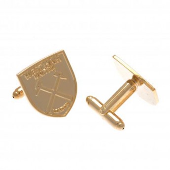 West Ham United manšete Gold Plated Cufflinks