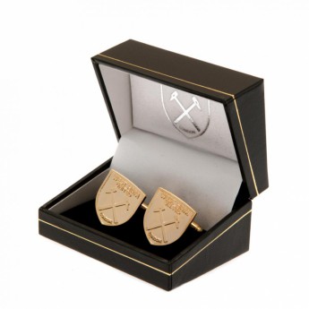 West Ham United manšete Gold Plated Cufflinks