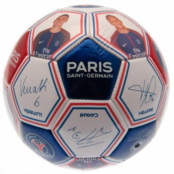 Paris Saint Germain mini nogometna lopta Photo Signature Football