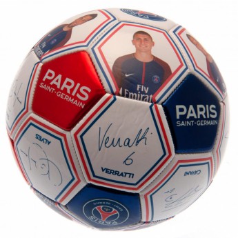 Paris Saint Germain mini nogometna lopta Photo Signature Football