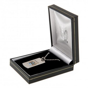 Manchester City privjesak za lančić Colour Crest Dog Tag & Chain EC