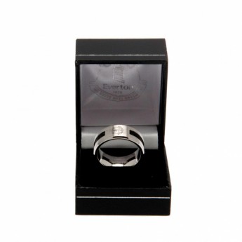 FC Everton prsten Black Inlay Ring Medium