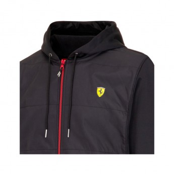 Ferrari muška majica s kapuljačom Full Zip black F1 Team 2016