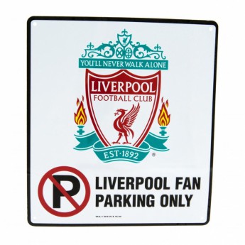 FC Liverpool zidni natpis No Parking Sign