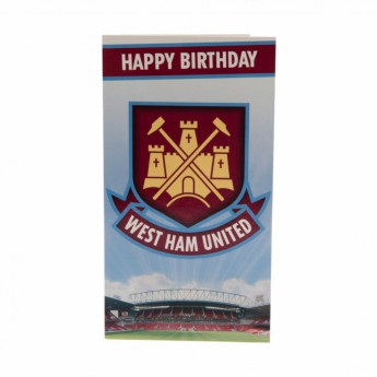 West Ham United rođendanska čestitka Birthday Card CT