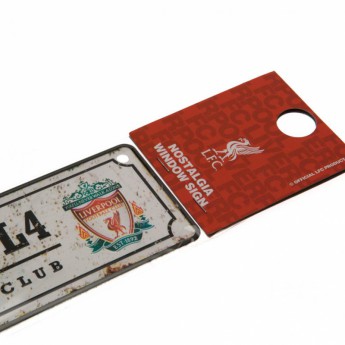 FC Liverpool metalni natpis Retro Window Sign