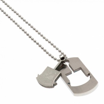 West Ham United ogrlica s identifikacijskom pločicom za psa Dog Tag & Chain CO CT