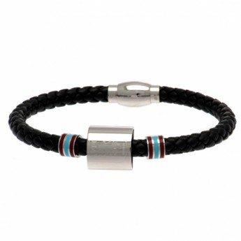 Aston Villa kožna narukvica Colour Ring Leather Bracelet