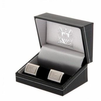 Manchester City manšete Stainless Steel Framed Cufflinks EC