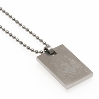 Manchester City ogrlica s identifikacijskom pločicom za psa Dog Tag & Chain EC