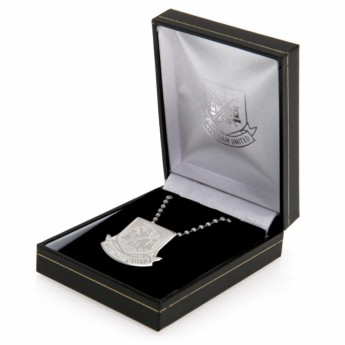 West Ham United ogrlica s privjeskom Stainless Steel Pendant & Chain CT LG