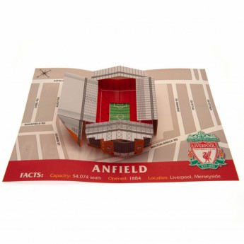 FC Liverpool rođendanska čestitka Pop-Up Birthday Card