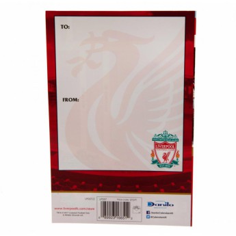 FC Liverpool rođendanska čestitka Pop-Up Birthday Card