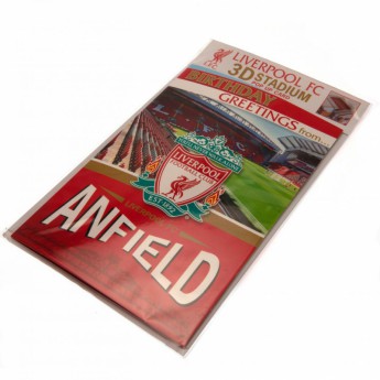 FC Liverpool rođendanska čestitka Pop-Up Birthday Card