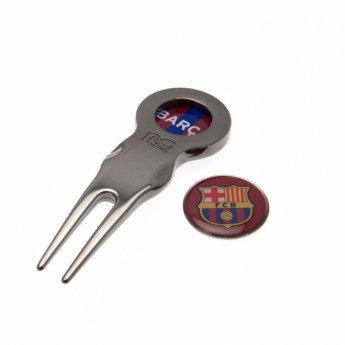 FC Barcelona set vilica prijenosni marker za lopticu Divot Tool & Marker CT