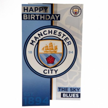 Manchester City rođendanska čestitka Birthday Card