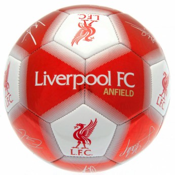 FC Liverpool nogometna lopta Football Signature Anfield - size 5