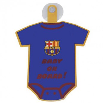 FC Barcelona mini bodi za auto Baby On Board Sign