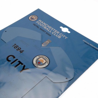 Manchester City metalna značka Metal Shirt Sign