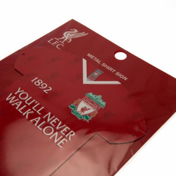 FC Liverpool metalna značka Metal Shirt Sign CR