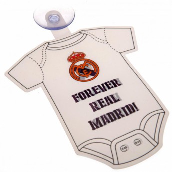 Real Madrid mini bodi za auto Baby On Board Sign