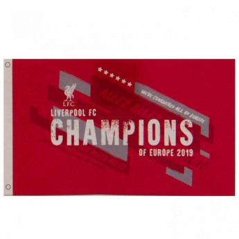 FC Liverpool zastava Champions Of Europe Flag