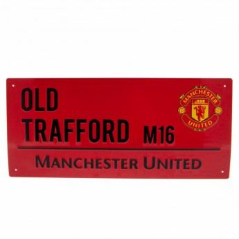 Manchester United zidni natpis Street Sign RD
