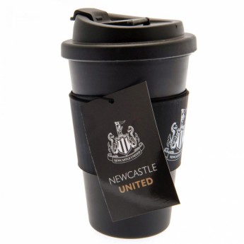 Newcastle United znak dijete u autu Silicone Grip Travel Mug
