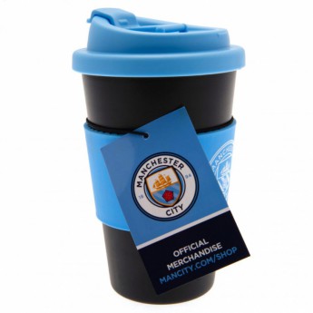Manchester City putna šalica Silicone Grip Travel Mug