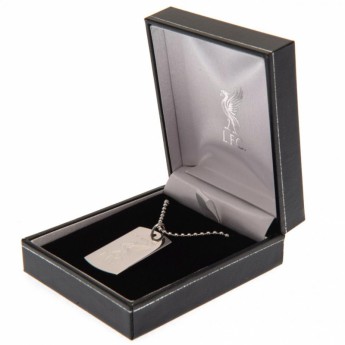 FC Liverpool ogrlica s identifikacijskom pločicom za psa Champions Of Europe Engraved Dog Tag & Chain