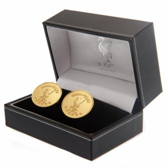 FC Liverpool manšete Champions Of Europe Gold Plated Cufflinks