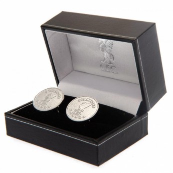 FC Liverpool manšete Champions Of Europe Silver Plated Cufflinks
